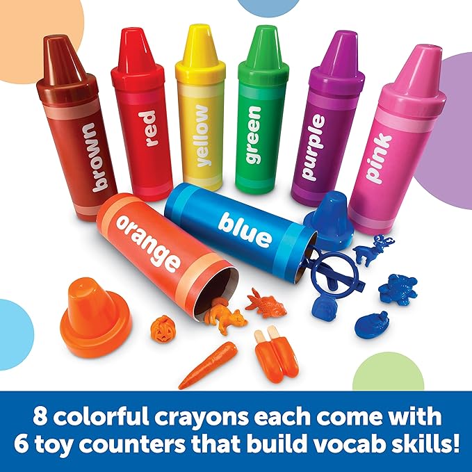 Learning Resources Rainbow Sorting Crayons - Image 4