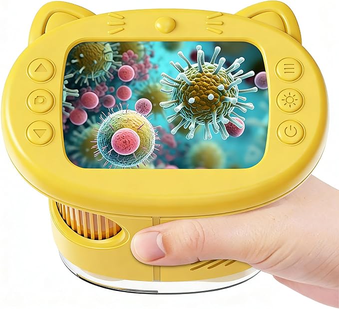Handheld Digital Microscope for Kids,1000X Pocket Wonderquest Microscope by Unknown