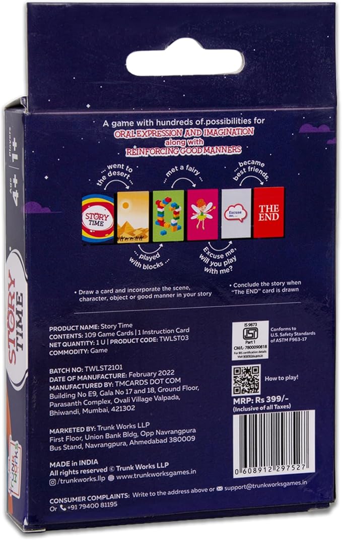 Story Time Travel Card Game by TrunkWorks | Family Friendly | for Ages 4, 5, 6, 7, 8 Years | Tell Stories; Develop Imagination, Language Skills - Image 2
