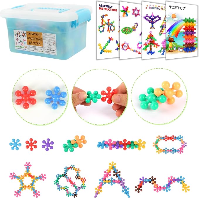 TOMYOU 400 Pieces Building Blocks Kids STEM Toys Educational Classroom - Image 3