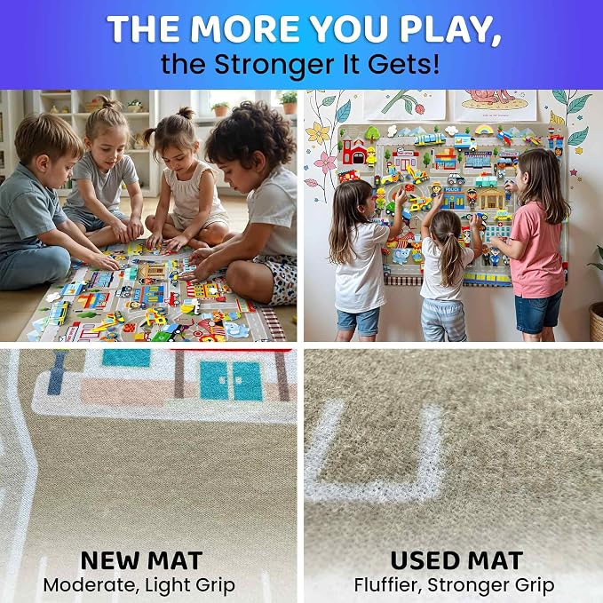 City Felt Board for Kids 3-5 Years Old - Preschool Learning Activities - Image 4