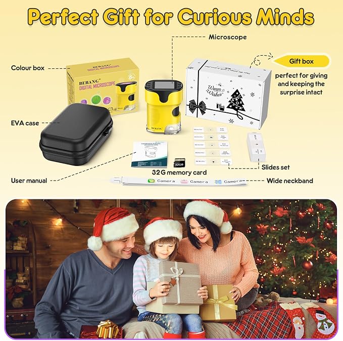 Kids Digital Microscope Science Gift: Complete STEM Toy Kit for Ages 4-12 - Image 6