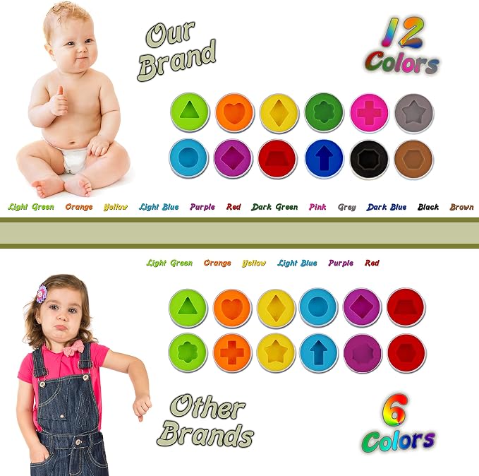 Driddle Color & Shapes Matching Egg Toy - Shape Sorting & Color Recognition Learning Toy for Toddlers - Preschool Game - Montessori Education - Easter Eggs - Image 3