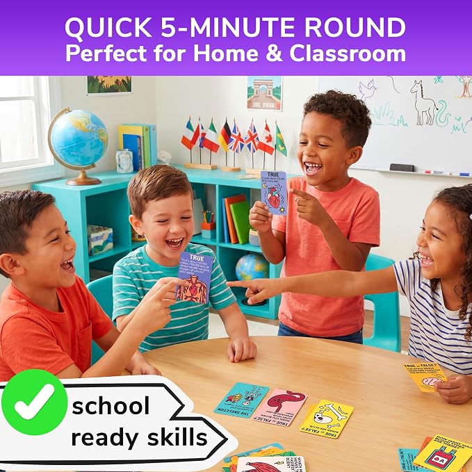 Quokka Trivia Games for Kids - Human Body Facts and Anatomy - Fun Card Game - Image 6
