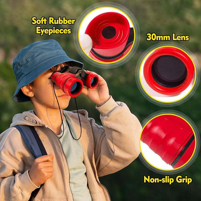 Binoculars for Kids, Kids Binoculars for 3-12 Boys Girls, Outdoor Toys - Image 4
