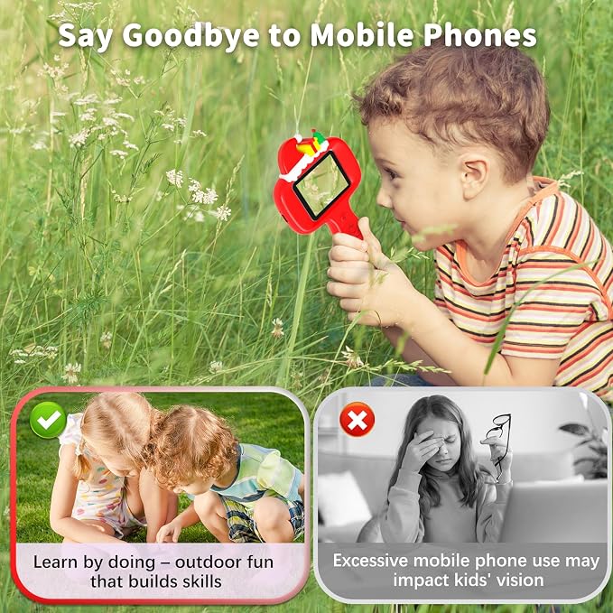 BLACKROOT Microscope for Kids, 2.4" Handheld Digital Pocket Microscope - Image 6