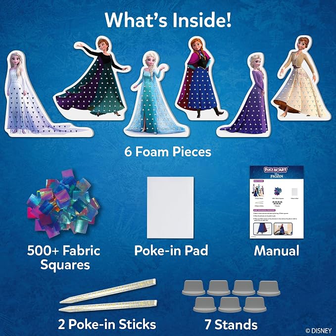 Skillmatics Poke-in Art – Disney Frozen, Wood Craft Kit, Gift for Kids - Image 3