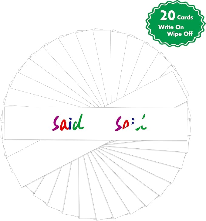 Black Tabletop Desktop Pocket Chart with Bonus 20X Dry Erase Cards. Double Sided and Self-Standing (13” X 12”) - Image 3