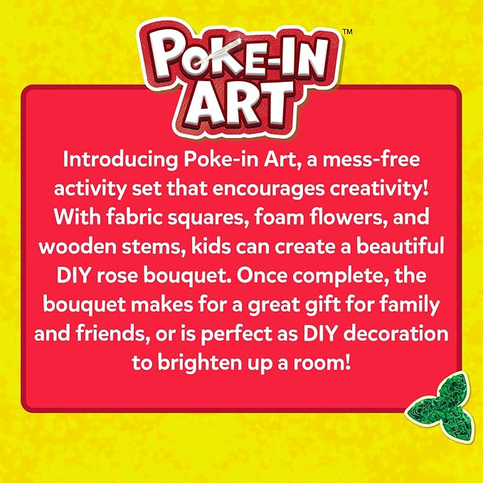 Skillmatics Poke-in Art – Rose Bouquet, Wood Craft Kit, Gift for Kids - Image 8