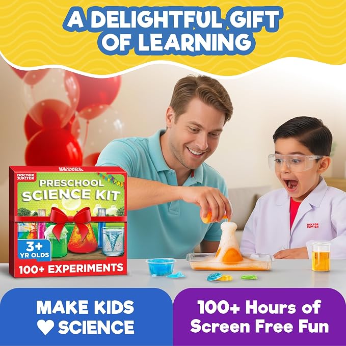 Doctor Jupiter Preschool Science Kit for Kids Ages 3-5, Birthday Gift - Image 8