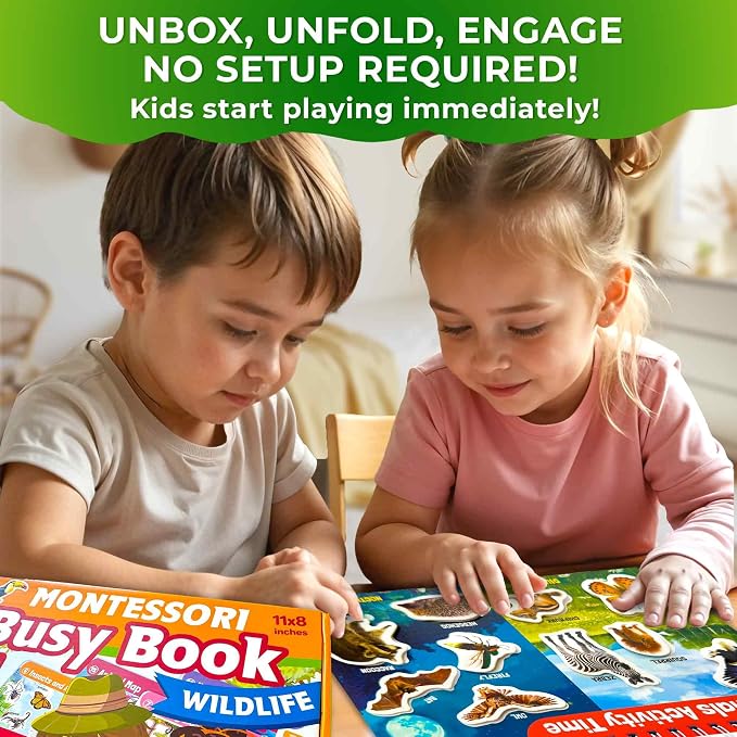 Montessori Busy Book for Kids Ages 4-8 — My Preschool Toddler Busy Book 3-5 - Image 6