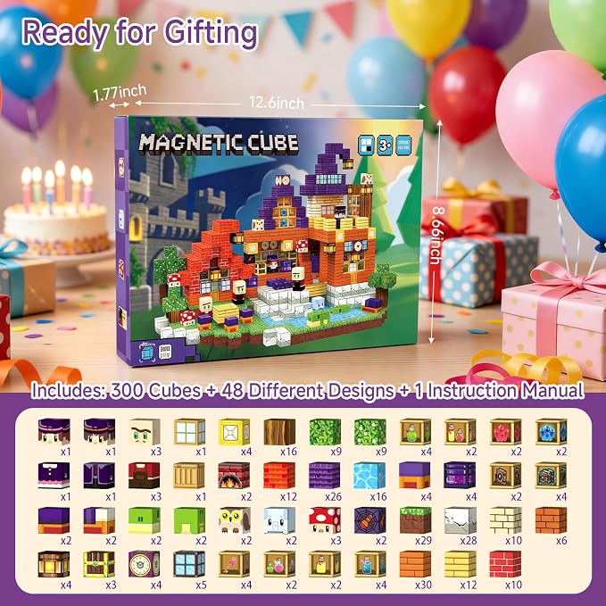 Magic Forest Magnetic Blocks Set for Creative Construction - Image 7
