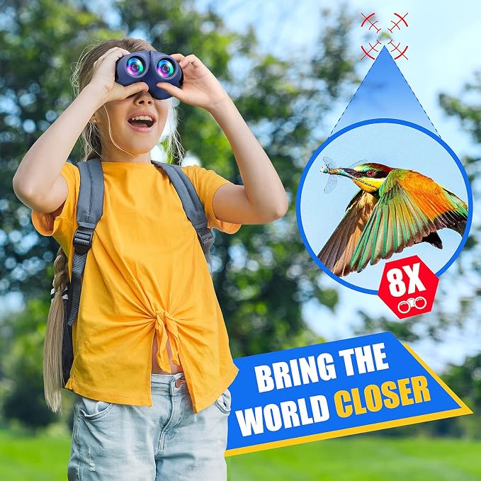 LET'S GO! Binocular for Kids, Compact High Resolution Shockproof Binoculars - Image 2