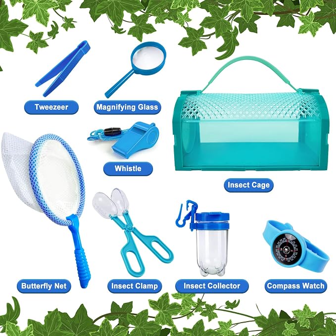 Bug Catcher Kit & Outdoor Explorer Kit for Kids, 10 Pcs Bug Catching Kit - Image 3
