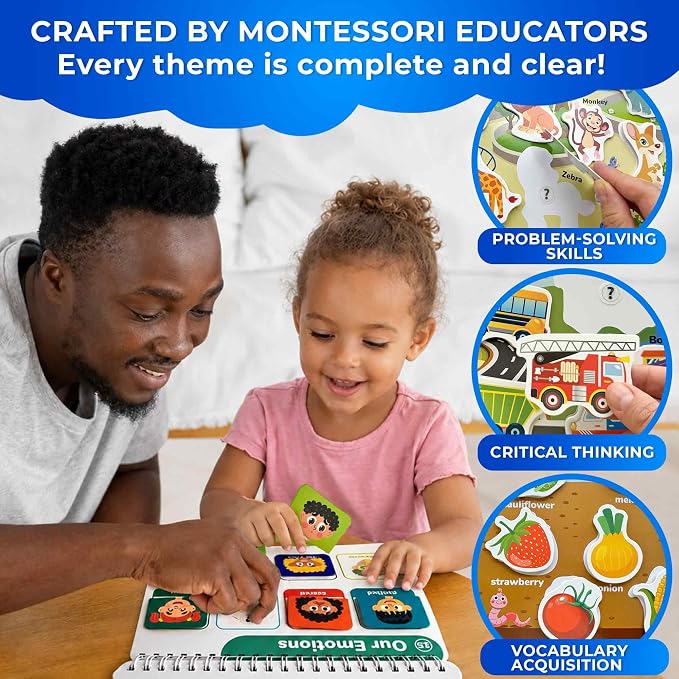 Montessori Busy Book for Toddlers 3-5 — Learning Toys for Kids 1-3 and 2-4 - Image 4