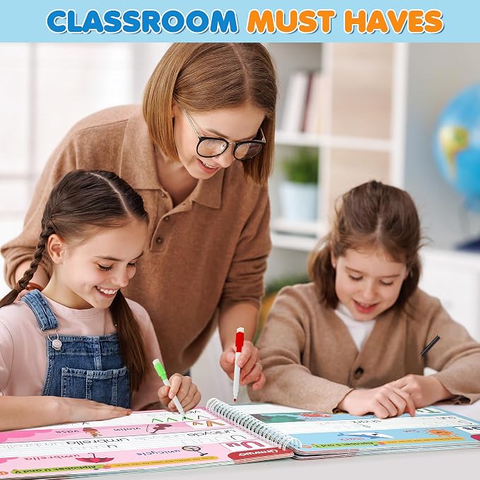 Preschool Learning Activities,Kindergarten Workbook Ages 3-6,Back to School - Image 4