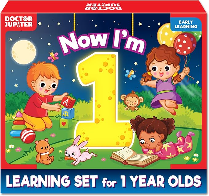 Doctor Jupiter Now I AM 1 Educational Learning Toy for 1 Year Olds by DoctorJupiter