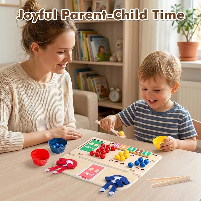 Math Manipulatives Montessori Toys for 3 Year Old Preschool Educational Toy - Image 3