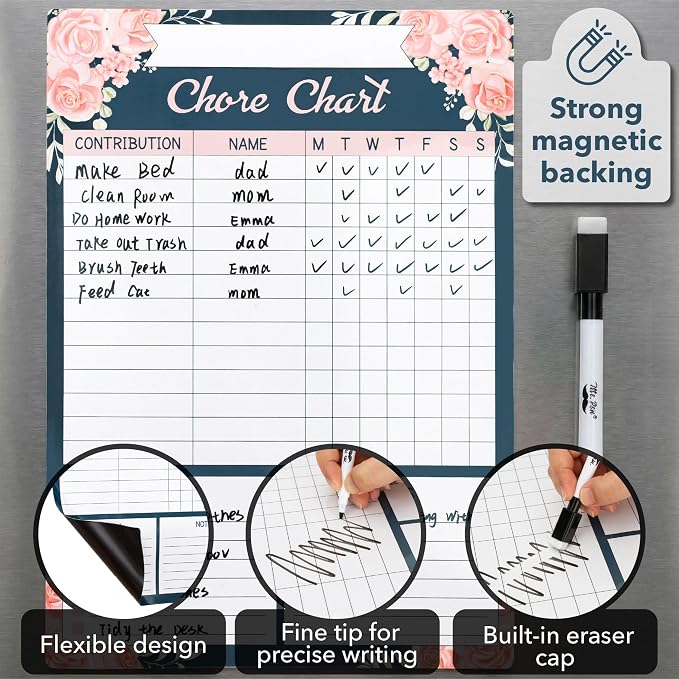 Mr. Pen- Magnetic Dry Erase Chore Chart, 17" x 12" - Image 4