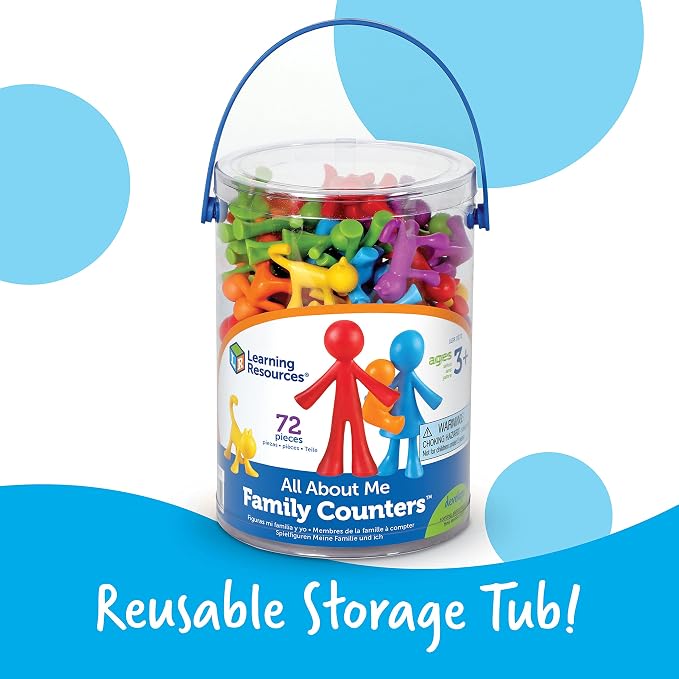 Learning Resources All About Me Family Counters - Image 5