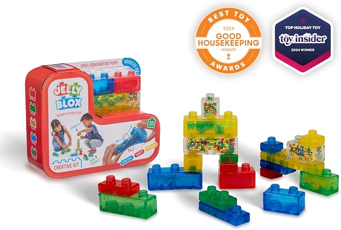 Jelly Blox Creative Kit | Includes 20 Blocks | Toddler & Preschool - Image 2