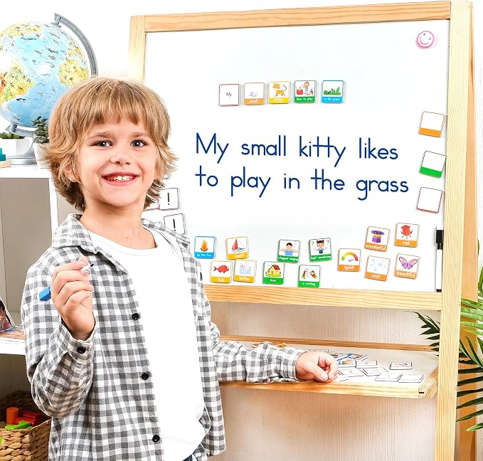 104 PCS Sentence Building for Kids Simply Magic - Sentence Building Magnets - Image 6