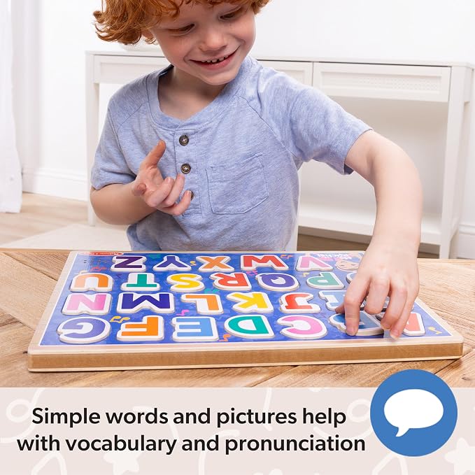 Melissa & Doug® Ms. Rachel™ Wooden Phonics Alphabet Sound Puzzle with Light-Activated Sound Effects, 26-Piece Toddler Toys for Boys and Girls Ages 2+ Years - FSC Certified - Image 7
