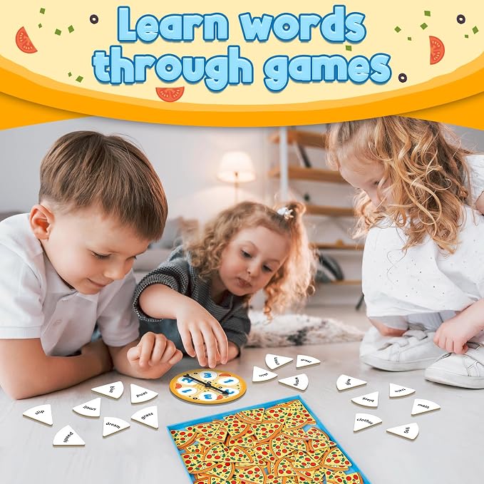 Kasfalci Blends Word Games: Phonics Flash Cards, Speech Therapy Toys for Toddlers & Kindergarten Preschool Learning Activities - Image 5