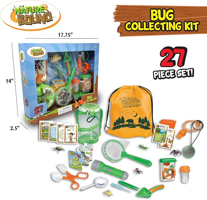 Nature Bound Ultimate Bug Hunter Kit: 27-Piece Insect Collecting Set for Kids – Outdoor Adventure, Catching & Learning Toy - Image 2