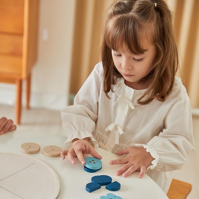 PlanToys® Wooden Mandala Set Montessori Inspired Open Ended Kids Play - Image 8