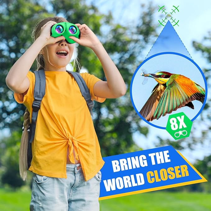 LET'S GO! Binocular for Kids, Compact High Resolution Shockproof Binoculars - Image 2