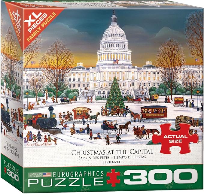 Christmas at the Capitol Family Puzzle 300pc by EuroGraphics