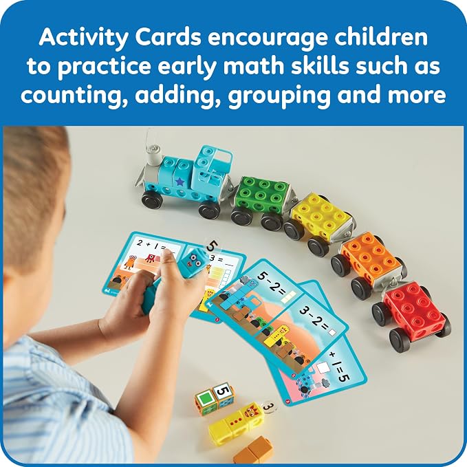 hand2mind Numberblocks Express Train MathLink Cubes Activity Set, Ages 3+ - Image 3