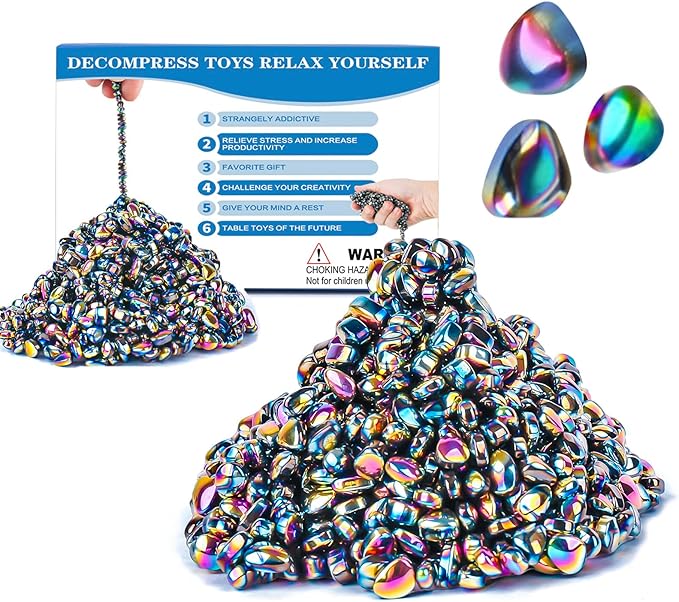 550pcs Desk Fidget Toys for Adults,Stress & Anxiety Relief, Sensory Fidget Toys for Office, ADHD, Autism,Ideal Gift (Colorful)