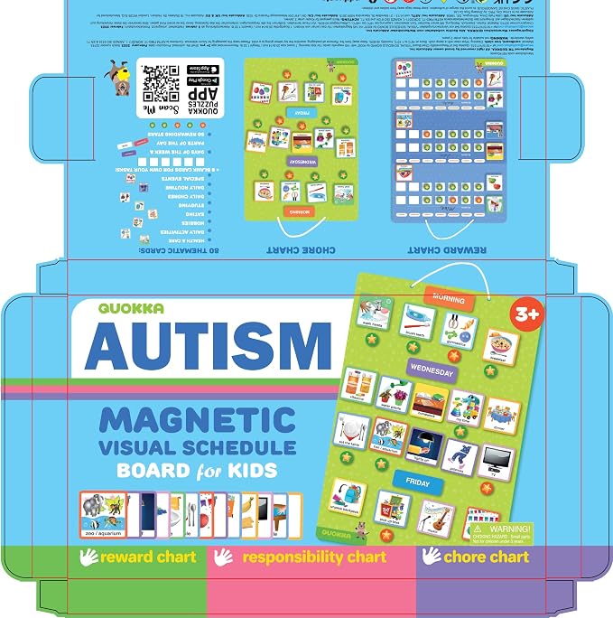 Visual Schedule for Kids with Autism - Reward Chore Chart for Multiple Kids - Image 7