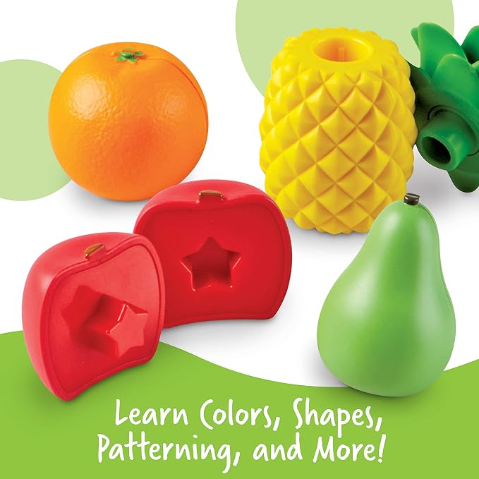 Learning Resources Snap-n-Learn Fruit Shapers,Fine Motor Toy for Toddlers, Ages 2+ - Image 5