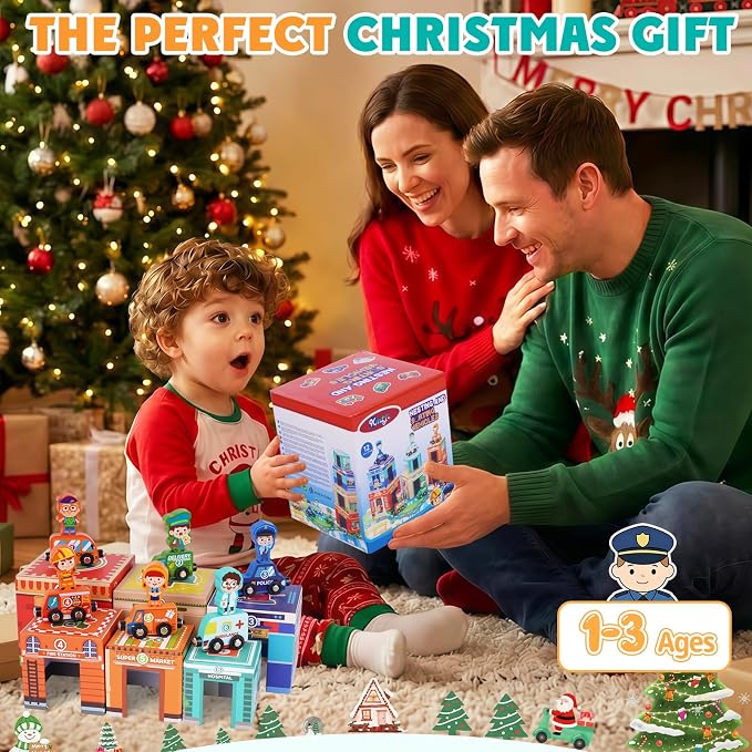 Montessori Sorting and Stacking Community Helpers Toys for Toddlers 1-3 - Image 7
