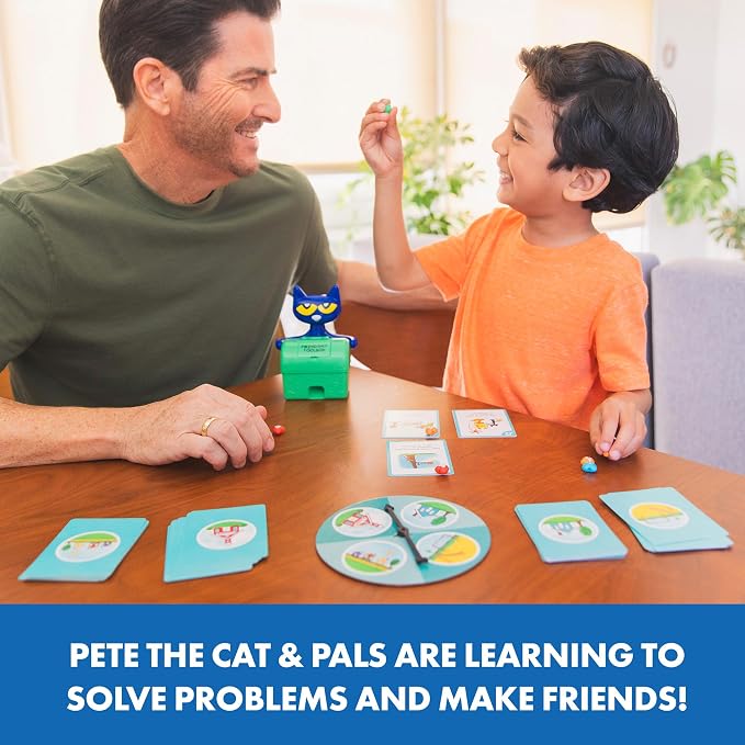 Educational Insights Pete the Cat Groovy Friendship Game - Preschool Board Games for Kids 4-6, Social Emotional Learning Games for Kids, Skill-Building Toddler Matching Game, Family Fun with Toddlers - Image 2