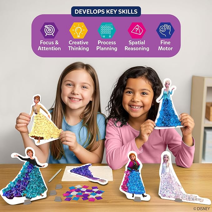 Skillmatics Poke-in Art – Disney Frozen, Wood Craft Kit, Gift for Kids - Image 5