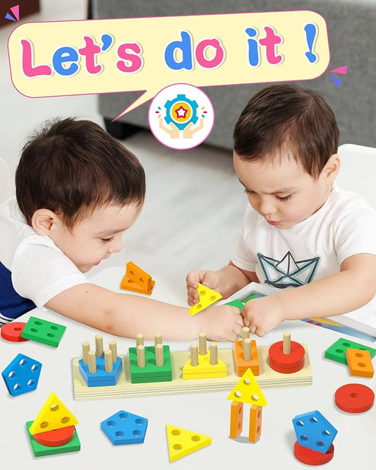 kecristv Montessori Toys for 1 2 Year Old Girl and Boy Birthday Gifts - Image 2