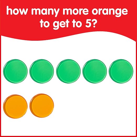 edxeducation Transparent Counters, Set of 500, 6 colors - Image 3