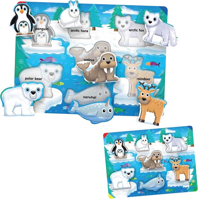 My First Lift & Learn Arctic Puzzle By The Learning Journey by TheLearningJourney