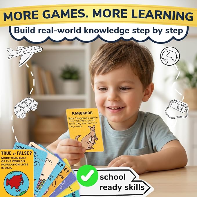 Quokka Trivia Games for Kids - 4 Set World, Space, History and Human Body - Image 6