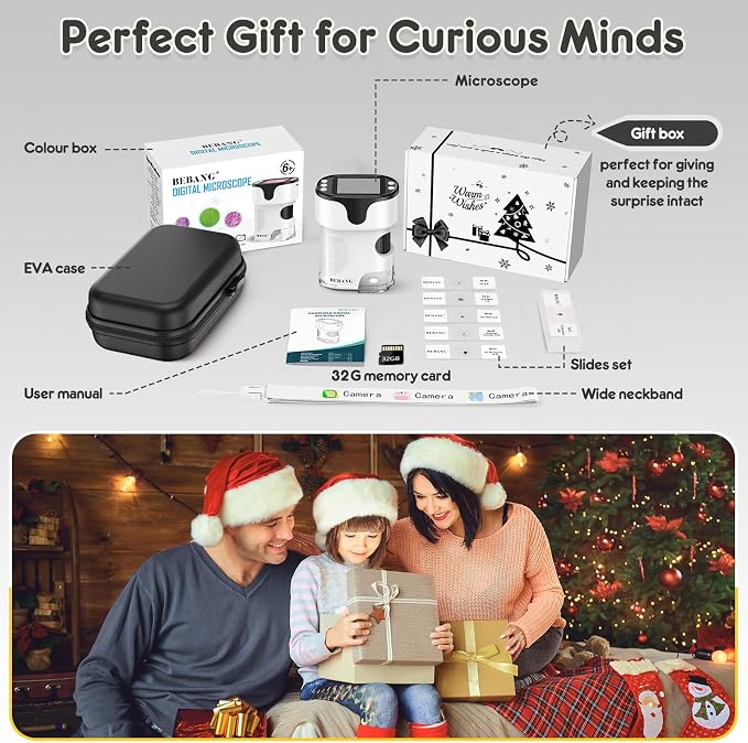 Kids Digital Microscope Science Gift: Complete STEM Toy Kit for Ages 4-12 - Image 6