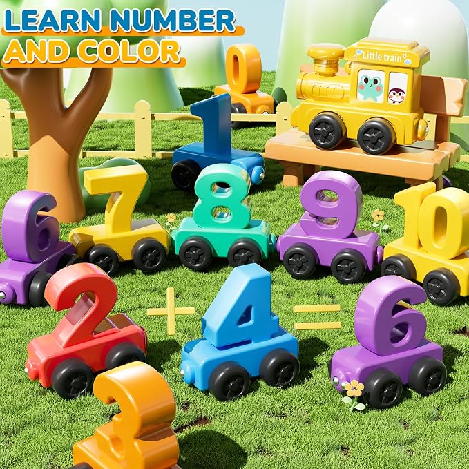 JUKUDAHU Magnet Number Train Set for Toddlers 3-4 Years Old - Image 5