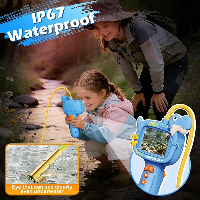 Kids Endoscope Borescope Toys, Snake Scope Camera with Light for Kids, Outdoor Exploration STEM Science Educational Toy Gifts for 4 5 6 7 8 9 10 Year Old Boys Girls - Image 7