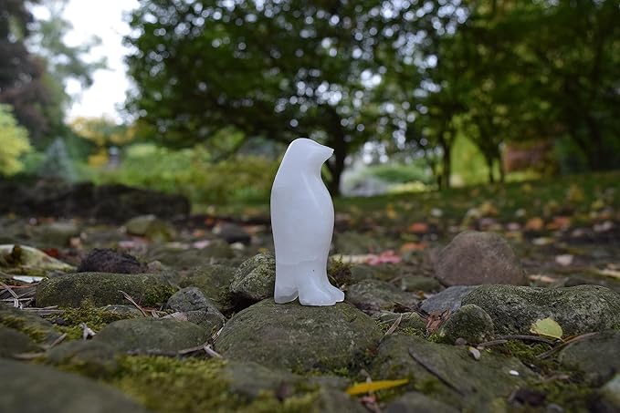 Studiostone Creative DIY Arts & Crafts Carving Kit Kids Adults Penguin Alabaster Sculpture Soapstone