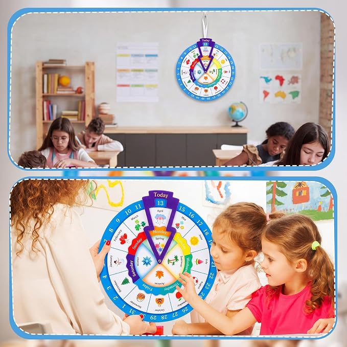 Marspark Month Wheels, Educational Learning Activities for Kids - Image 7