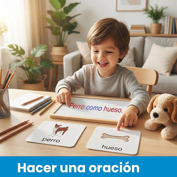 BOHS Spanish Flash Cards and Spelling Games for Kids, 6 Classroom Sets - Image 4