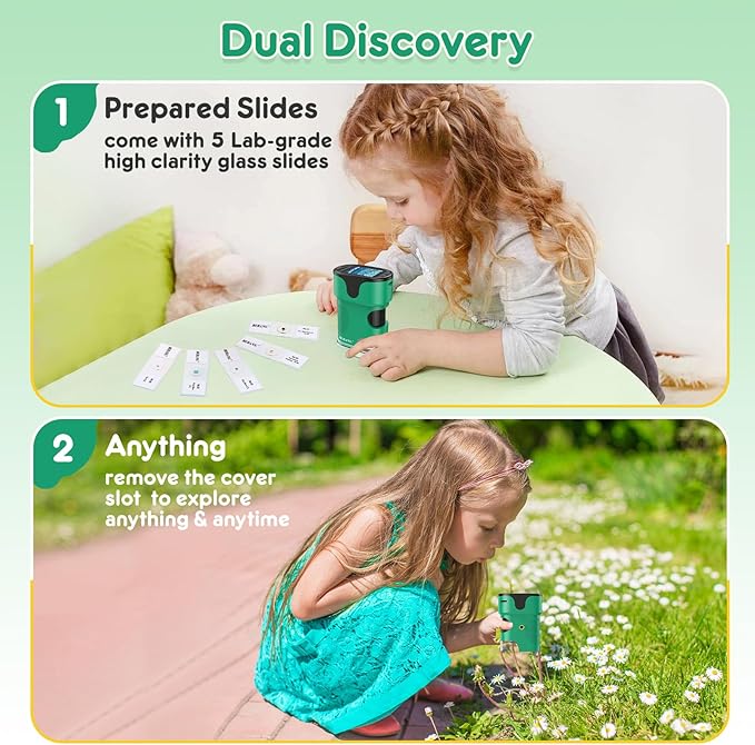 Kids Digital Microscope Science Gift: Complete STEM Toy Kit for Ages 4-12 - Image 5